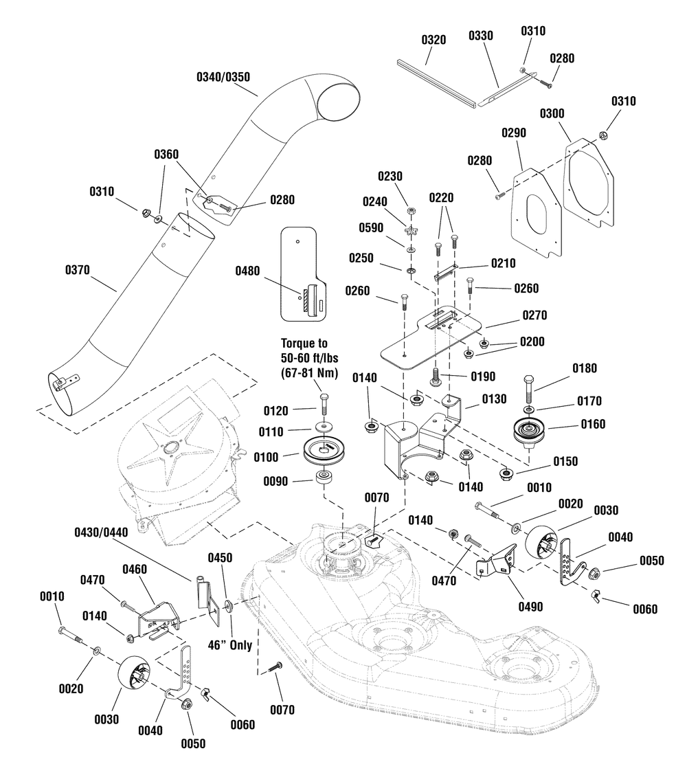 Turbo, Mounting Diagram and Parts List for 1695642  Briggs and Stratton Lawn Tractor Accessories